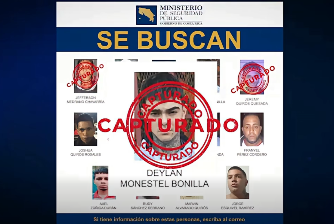 quinto más buscado en Cartago